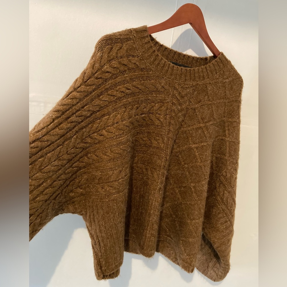 Abercrombie & Fitch Copper Brown batwing oversized Sweater